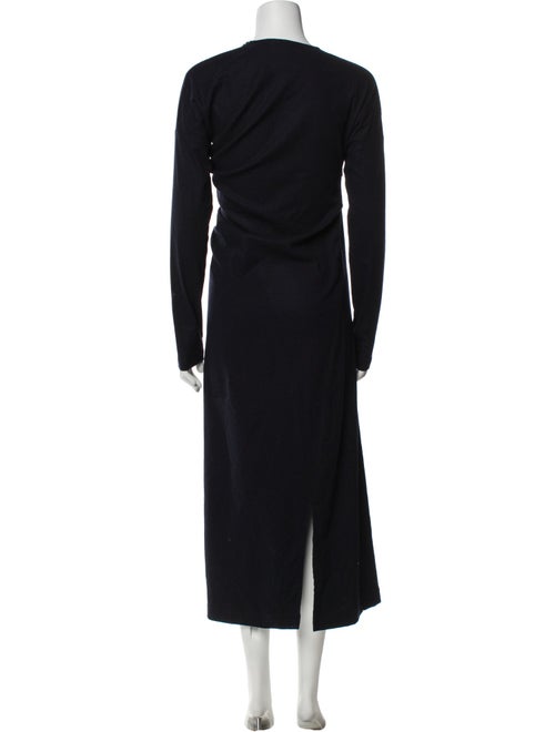 TOTEME Twisted Flannel Long Dress