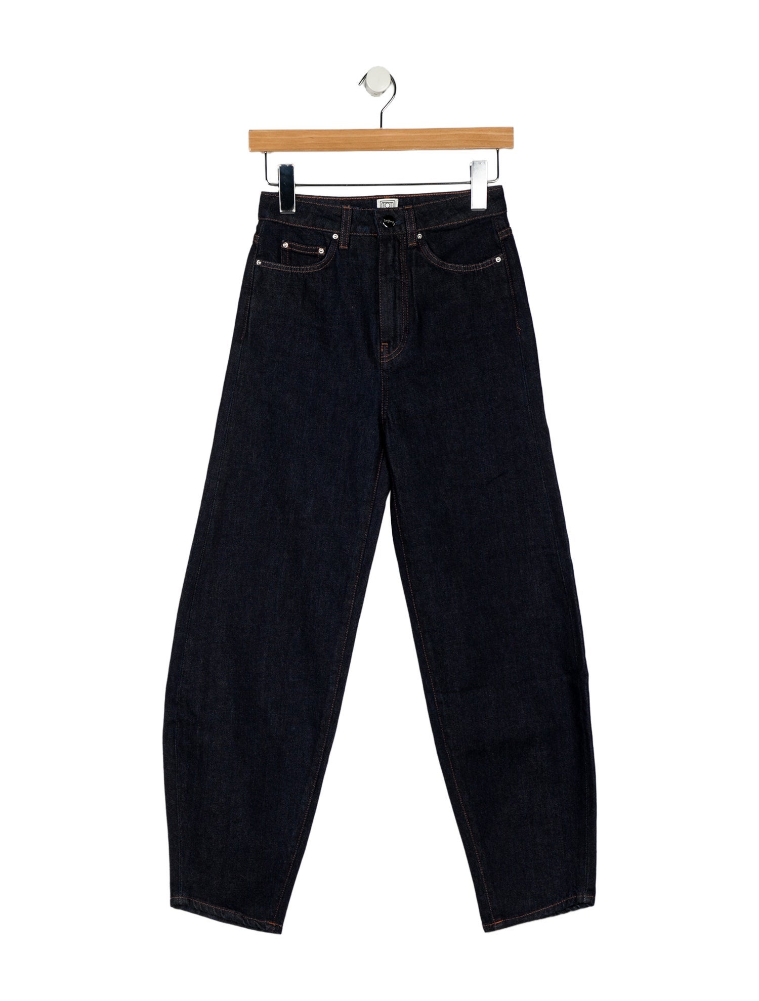TOTEME High-Rise Straight Leg Jeans