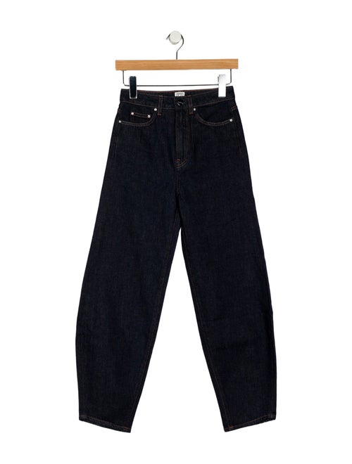TOTEME High-Rise Straight Leg Jeans