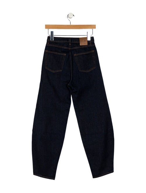 TOTEME High-Rise Straight Leg Jeans