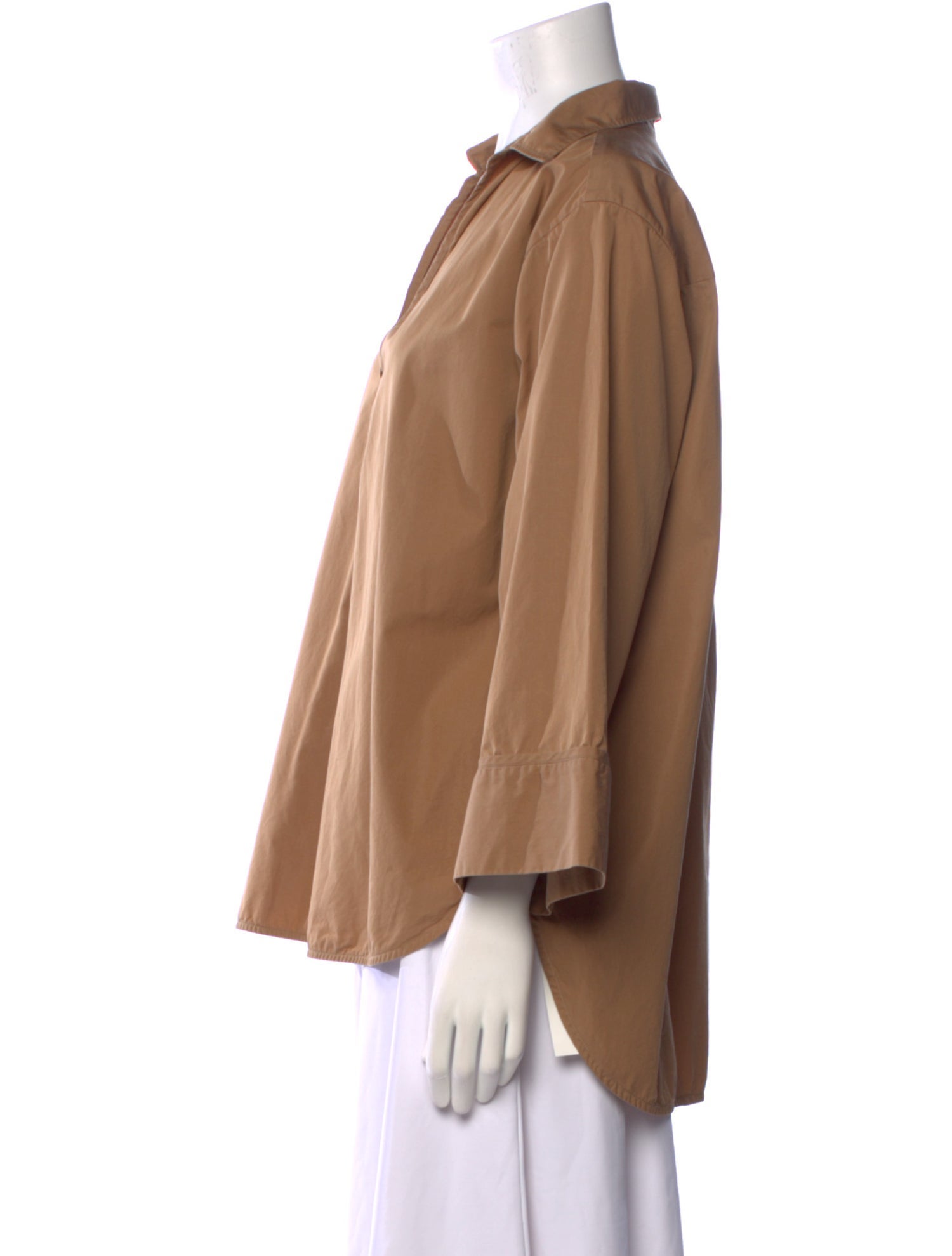 TOTEME Touros Long Sleeve V-Neck Blouse