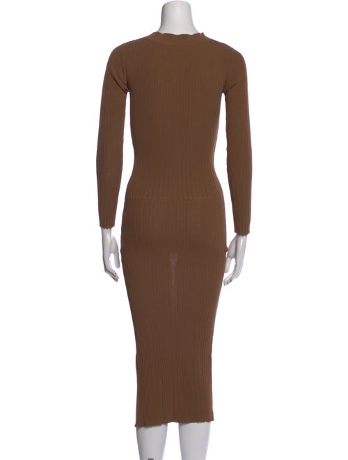 TOTEME V-Neck Midi Length Dress