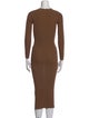 TOTEME V-Neck Midi Length Dress