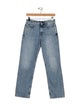 TOTEME Mid-Rise Straight Leg Jeans