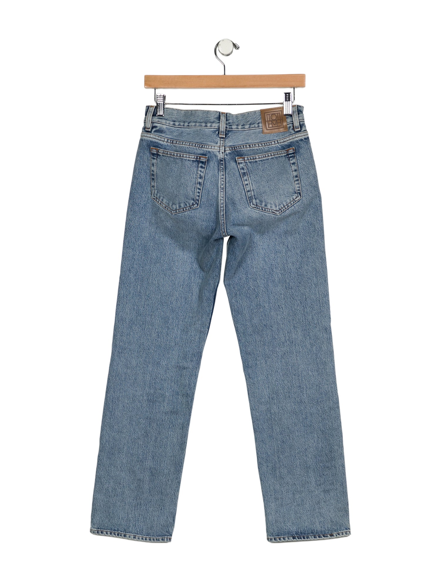 TOTEME Mid-Rise Straight Leg Jeans