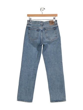TOTEME Mid-Rise Straight Leg Jeans