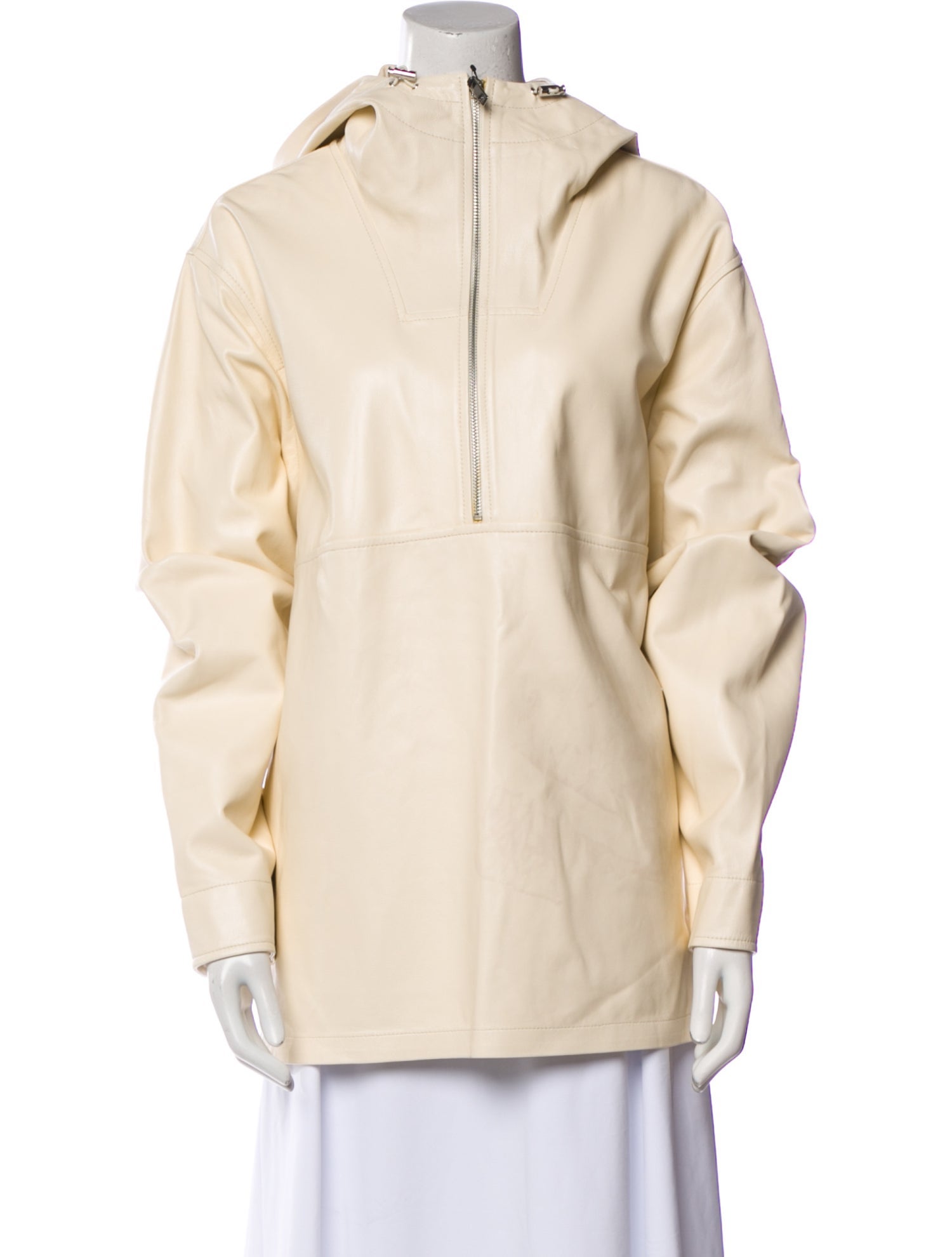 TOTEME Leather Anorak Lamb Leather Jacket