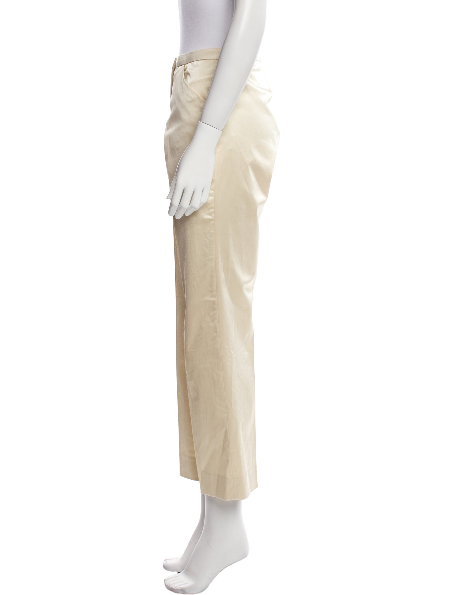 TOTEME Cropped Straight Trouser Straight Leg Pants