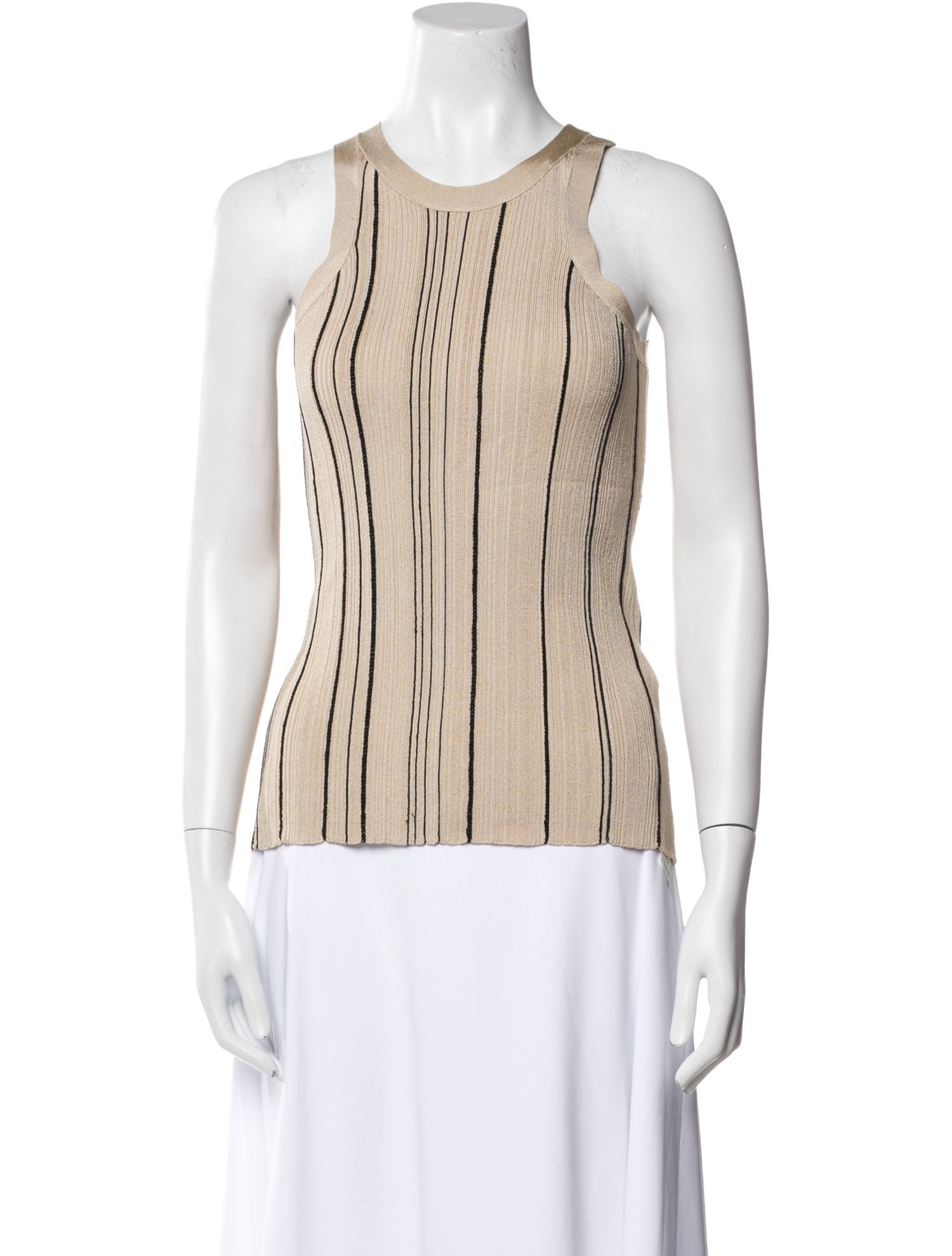 TOTEME Striped Crew Neck Top