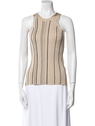 TOTEME Striped Crew Neck Top