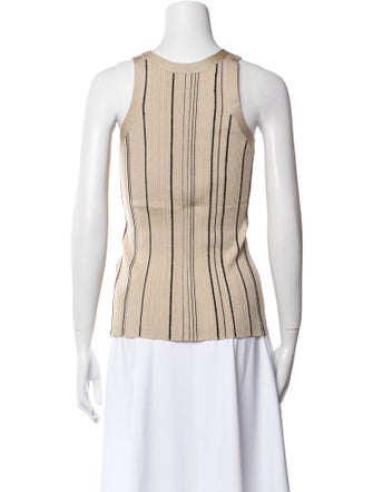 TOTEME Striped Crew Neck Top