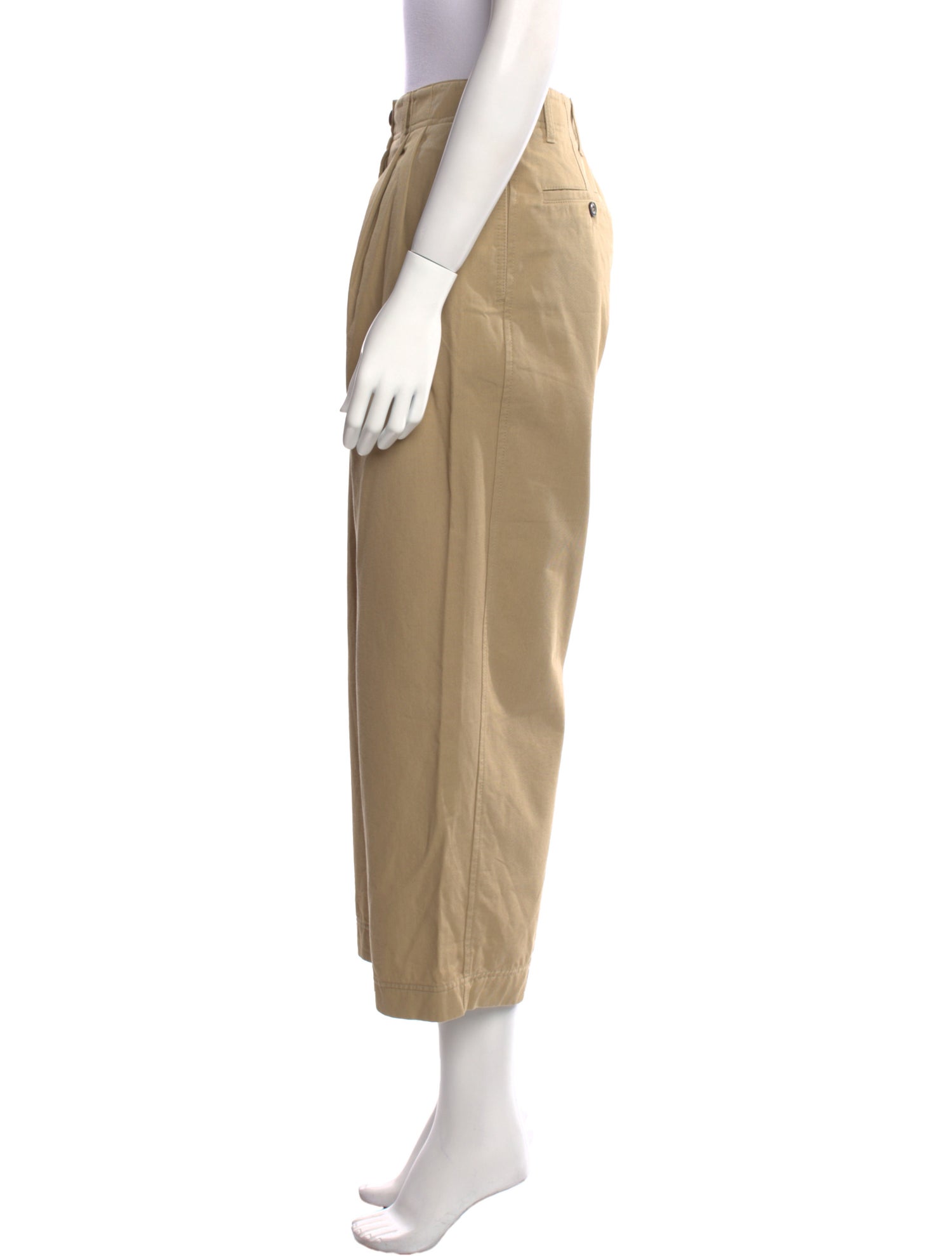 TOTEME Relaxed Chino Trousers Wide Leg Pants