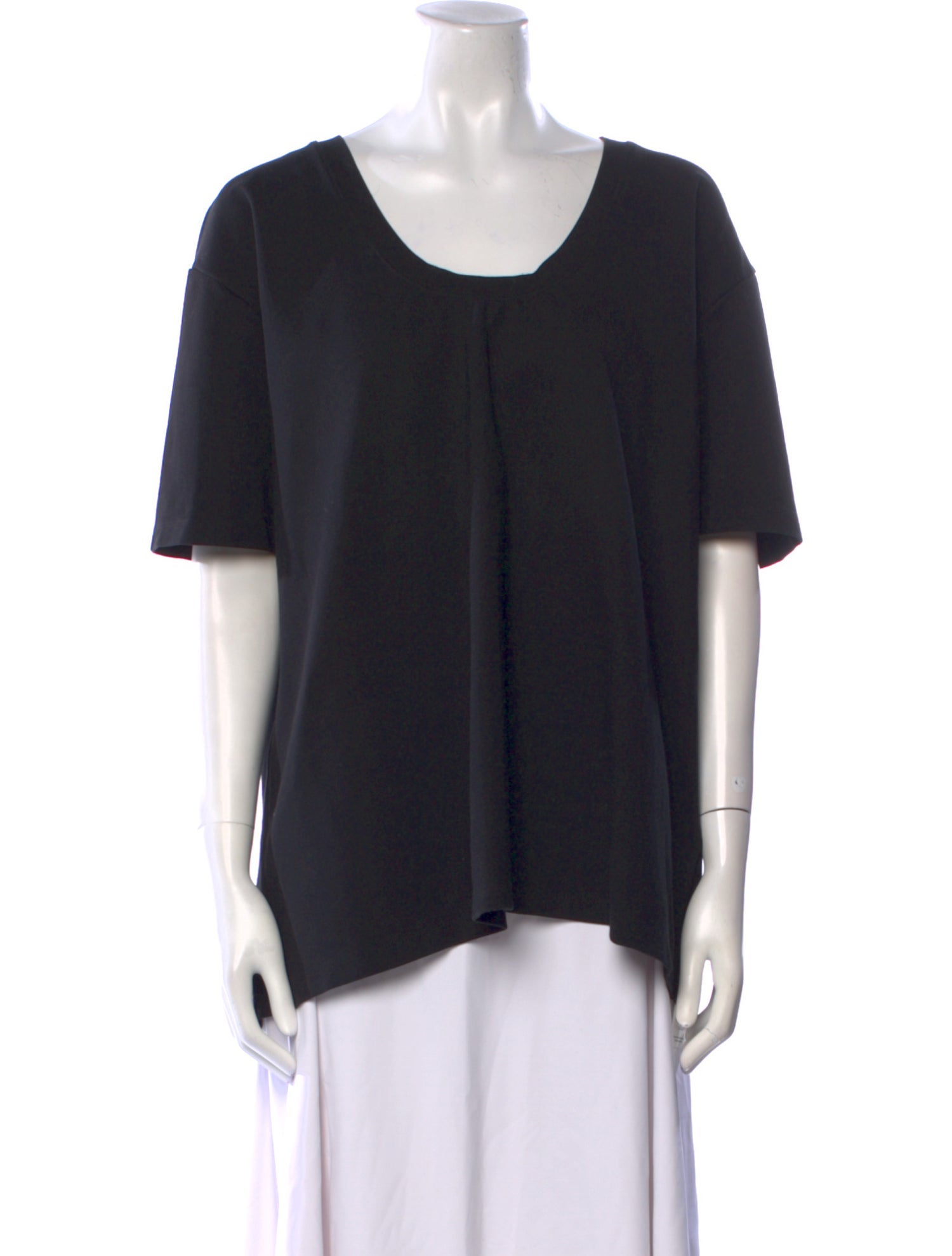 TOTEME Heavy Oversized Scoop Neck T-Shirt