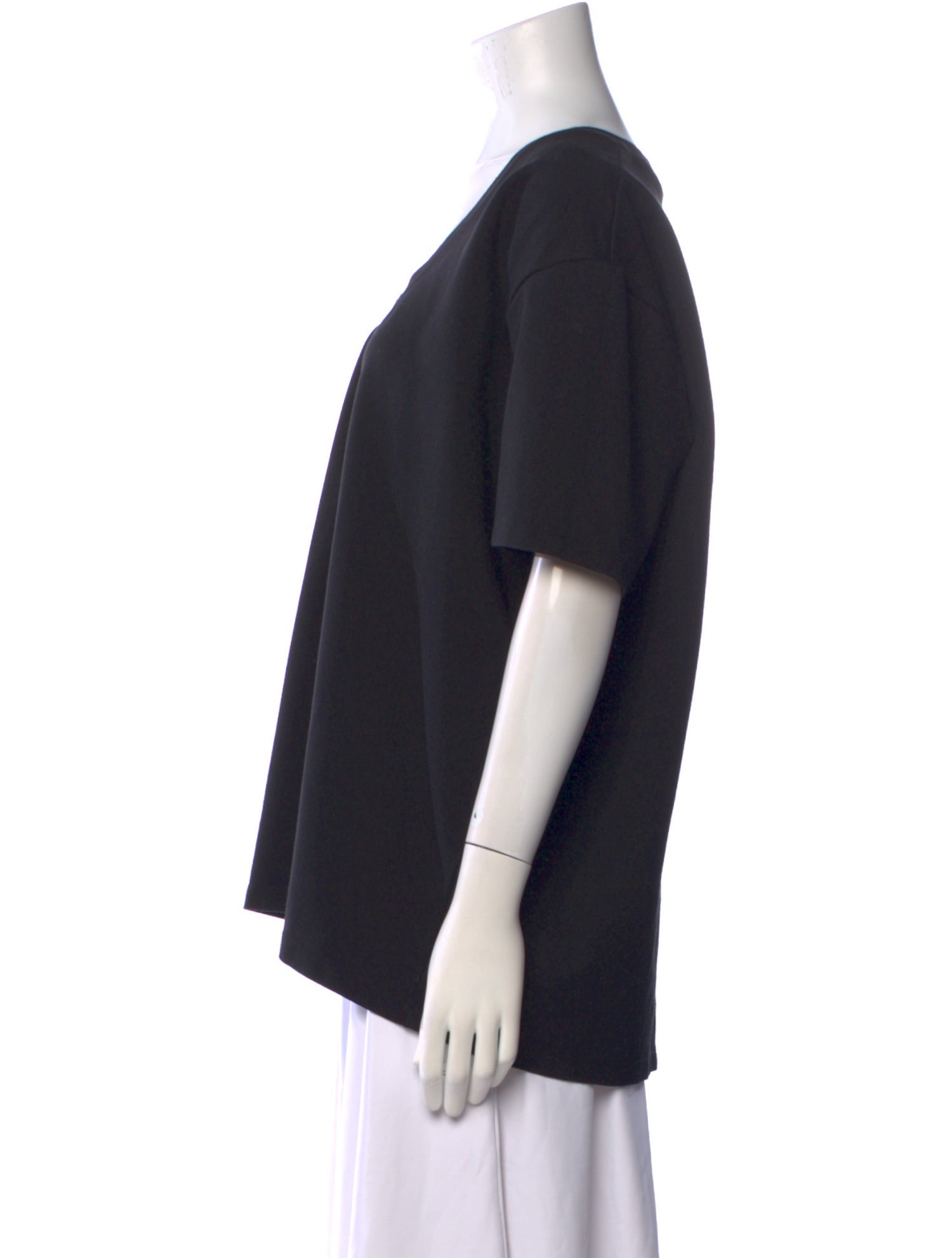 TOTEME Heavy Oversized Scoop Neck T-Shirt