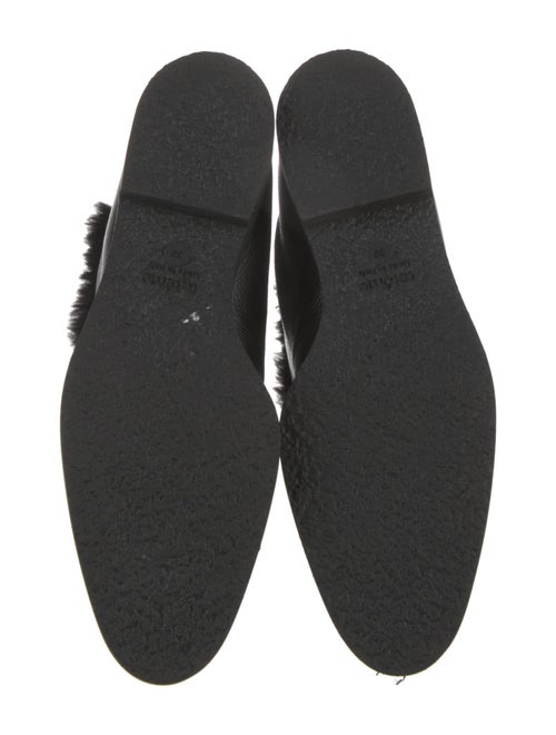 TOTEME Leather Faux Fur Trim Boots