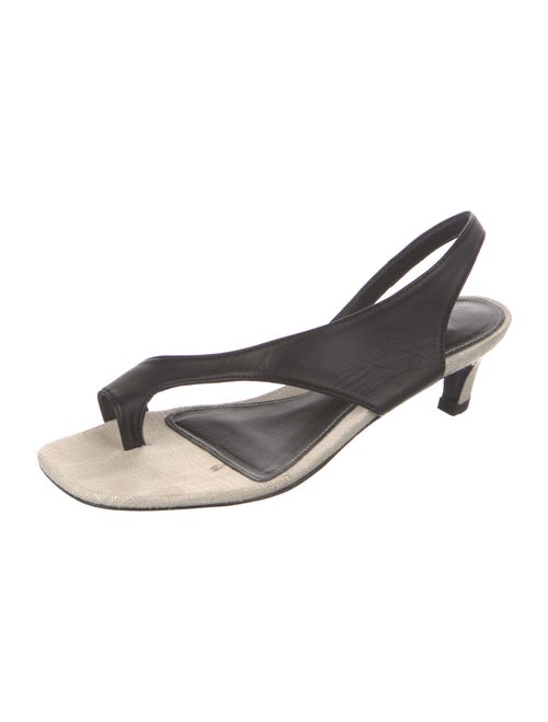 TOTEME Leather Slingback Sandals