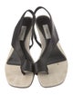 TOTEME Leather Slingback Sandals