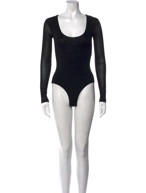 TOTEME Scoop Neck Long Sleeve Bodysuit