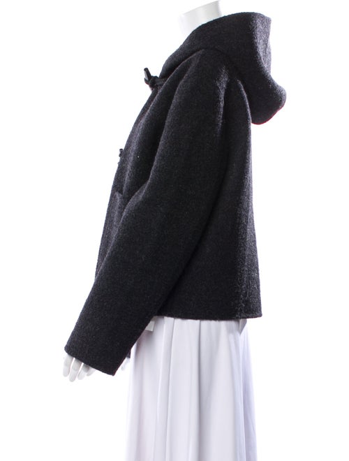 TOTEME 2023 Felted Duffle Faux Fur Jacket