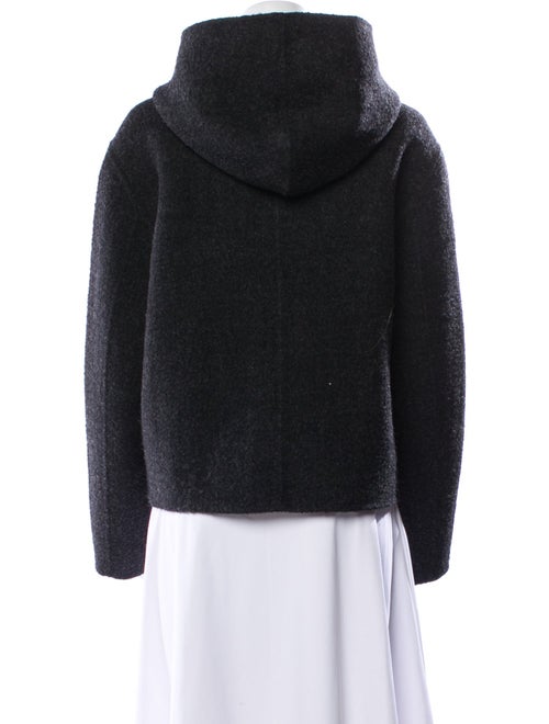 TOTEME 2023 Felted Duffle Faux Fur Jacket