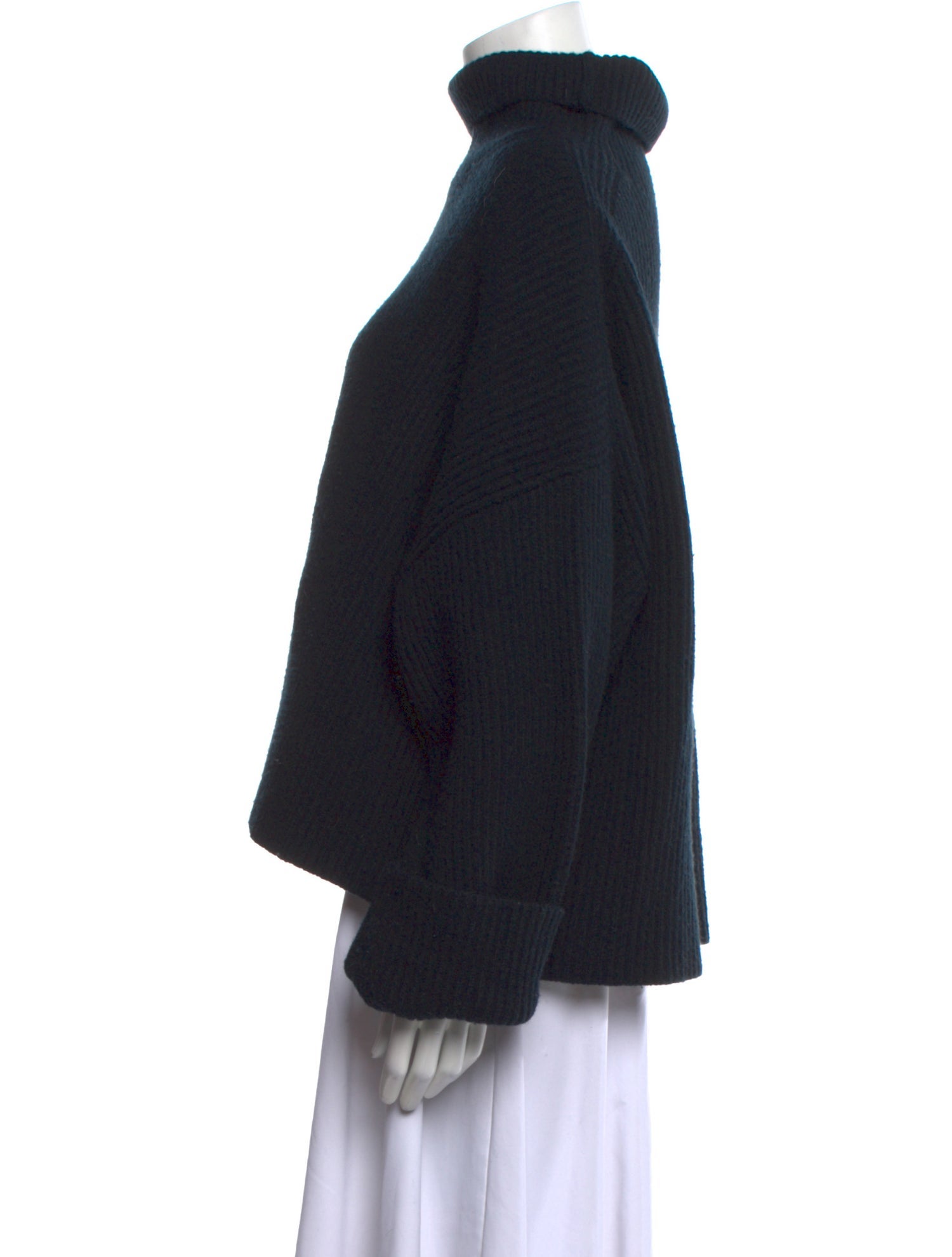 TOTEME Rib Pullover Wool Sweater