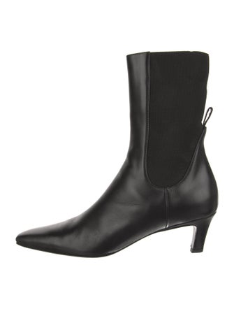 TOTEME Leather Sock Boots
