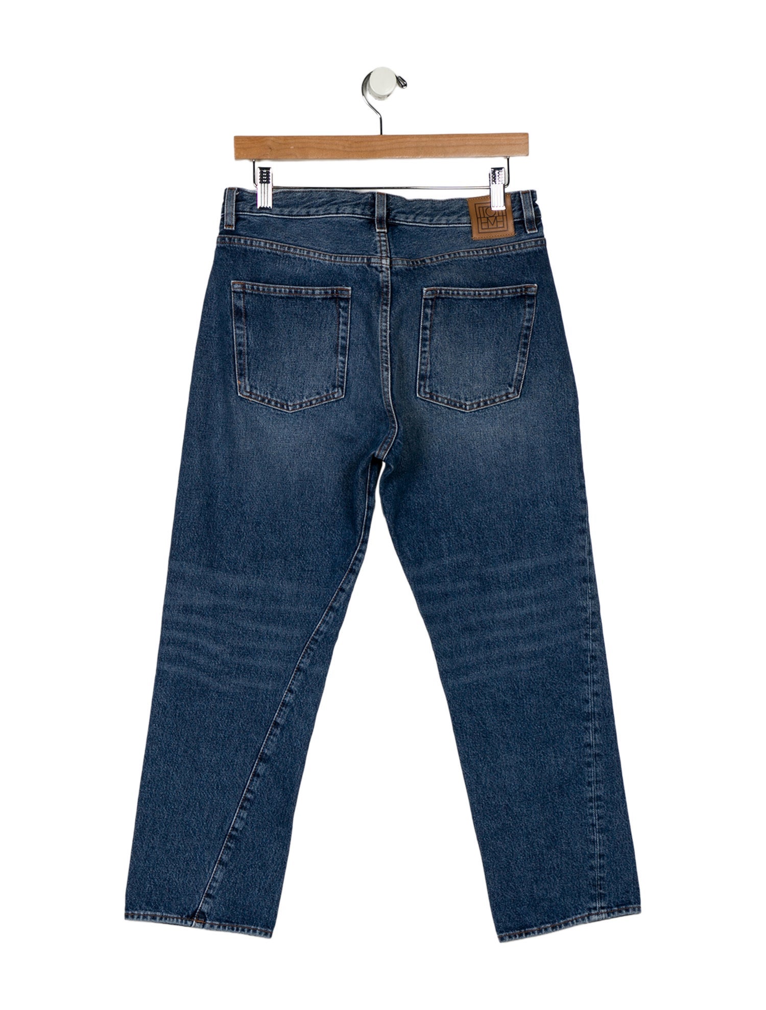 TOTEME High-Rise Straight Leg Jeans