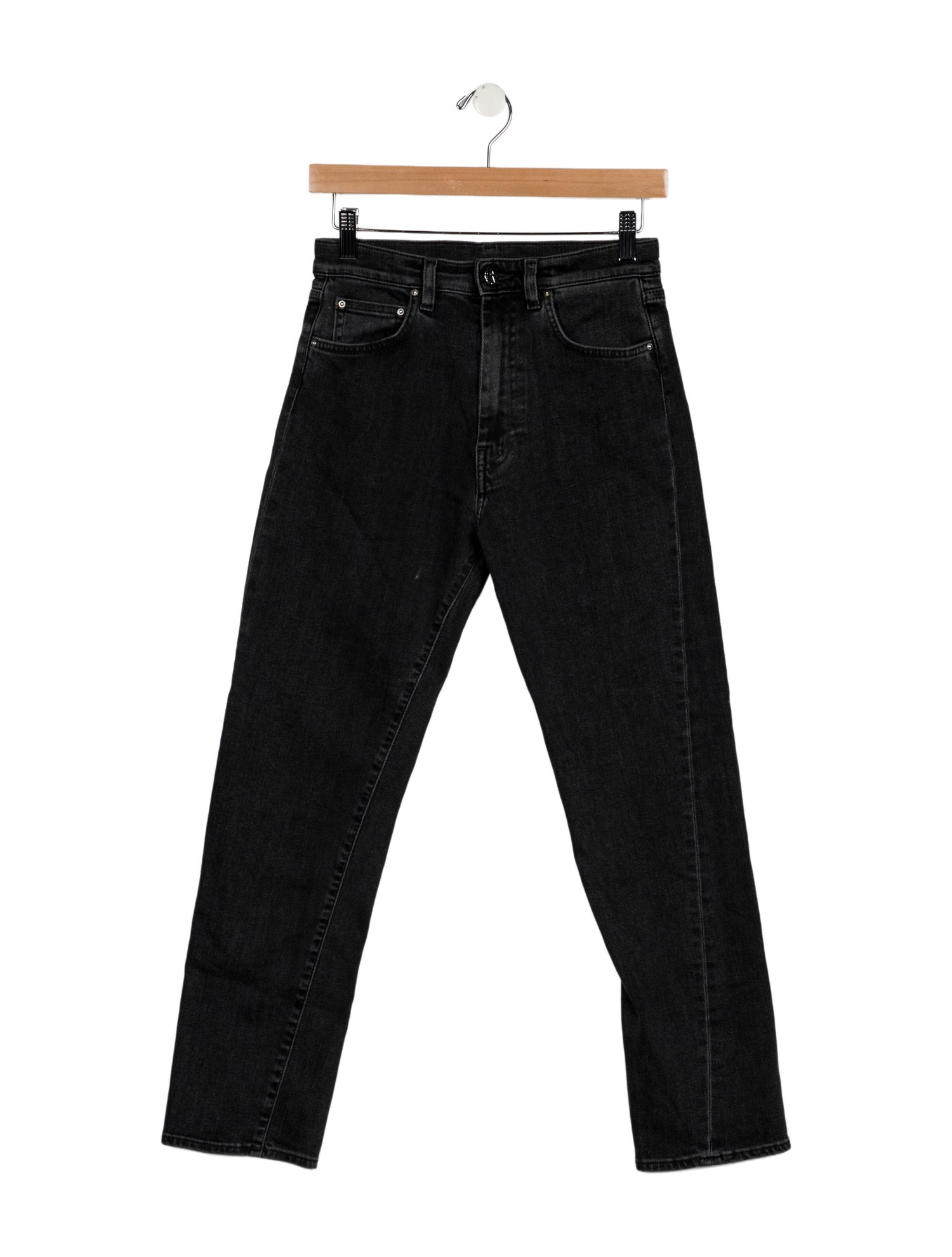 TOTEME High-Rise Straight Leg Jeans