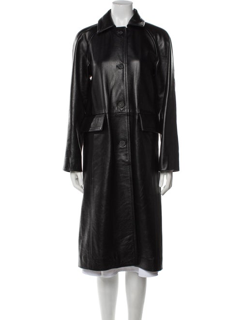 TOTEME Leather Trench Coat