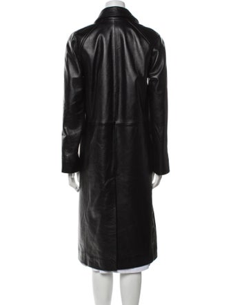 TOTEME Leather Trench Coat