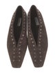 TOTEME Suede Studded Accents Flats