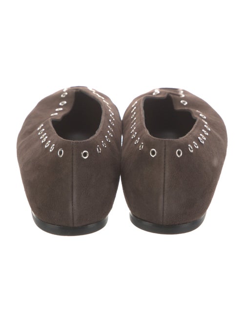 TOTEME Suede Studded Accents Flats
