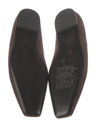 TOTEME Suede Studded Accents Flats