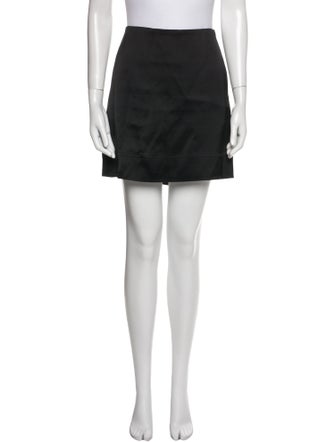 TOTEME Pleated Accents Mini Skirt