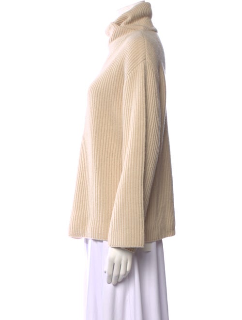 TOTEME Wrap-Neck Knit Wool Sweater