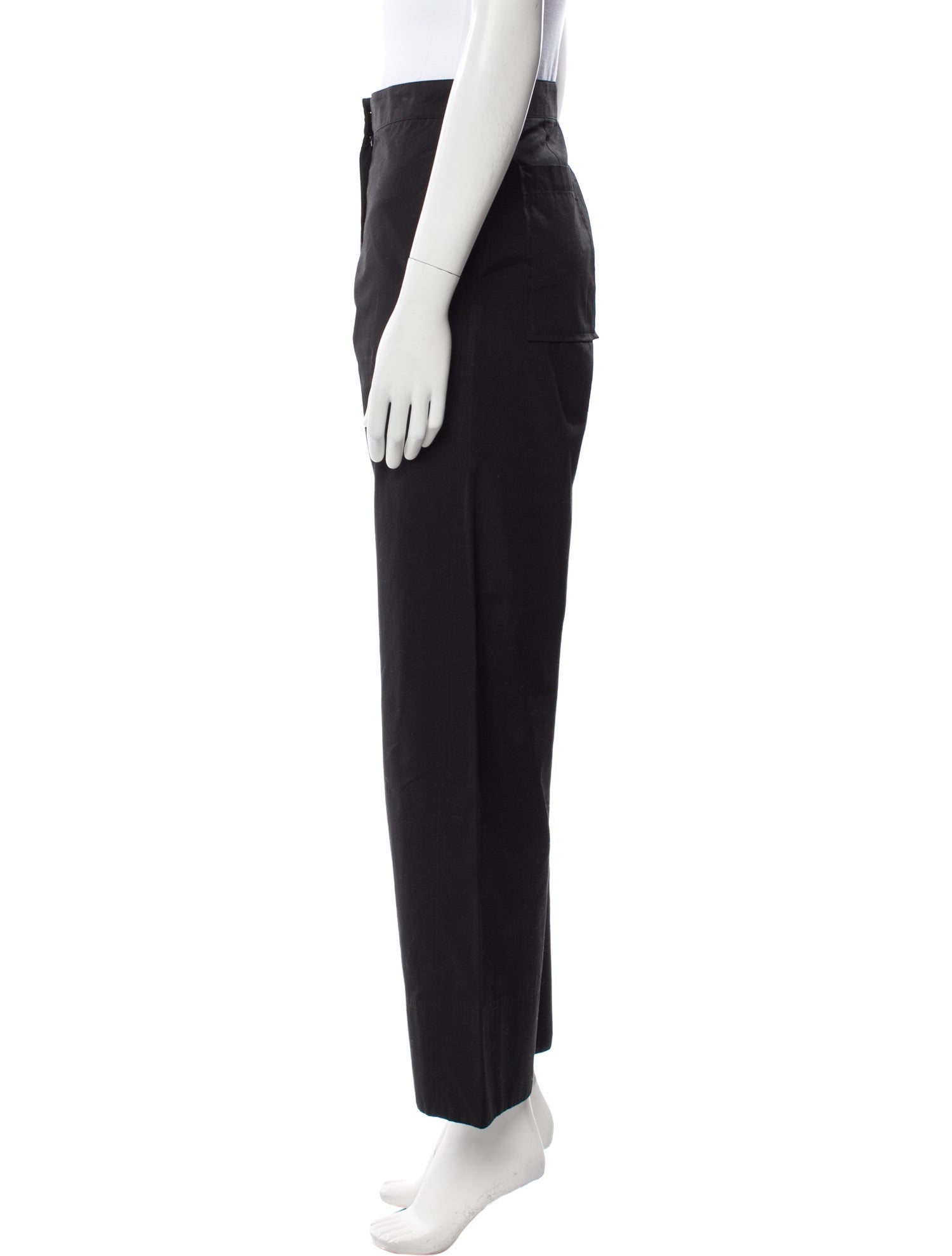 TOTEME Twisted Seam Trousers Wide Leg Pants