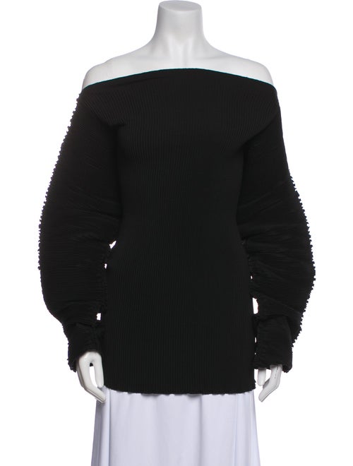 TOTEME Off-The-Shoulder Long Sleeve Blouse