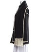 TOTEME Embroidered Scarf Jacket Wool Jacket