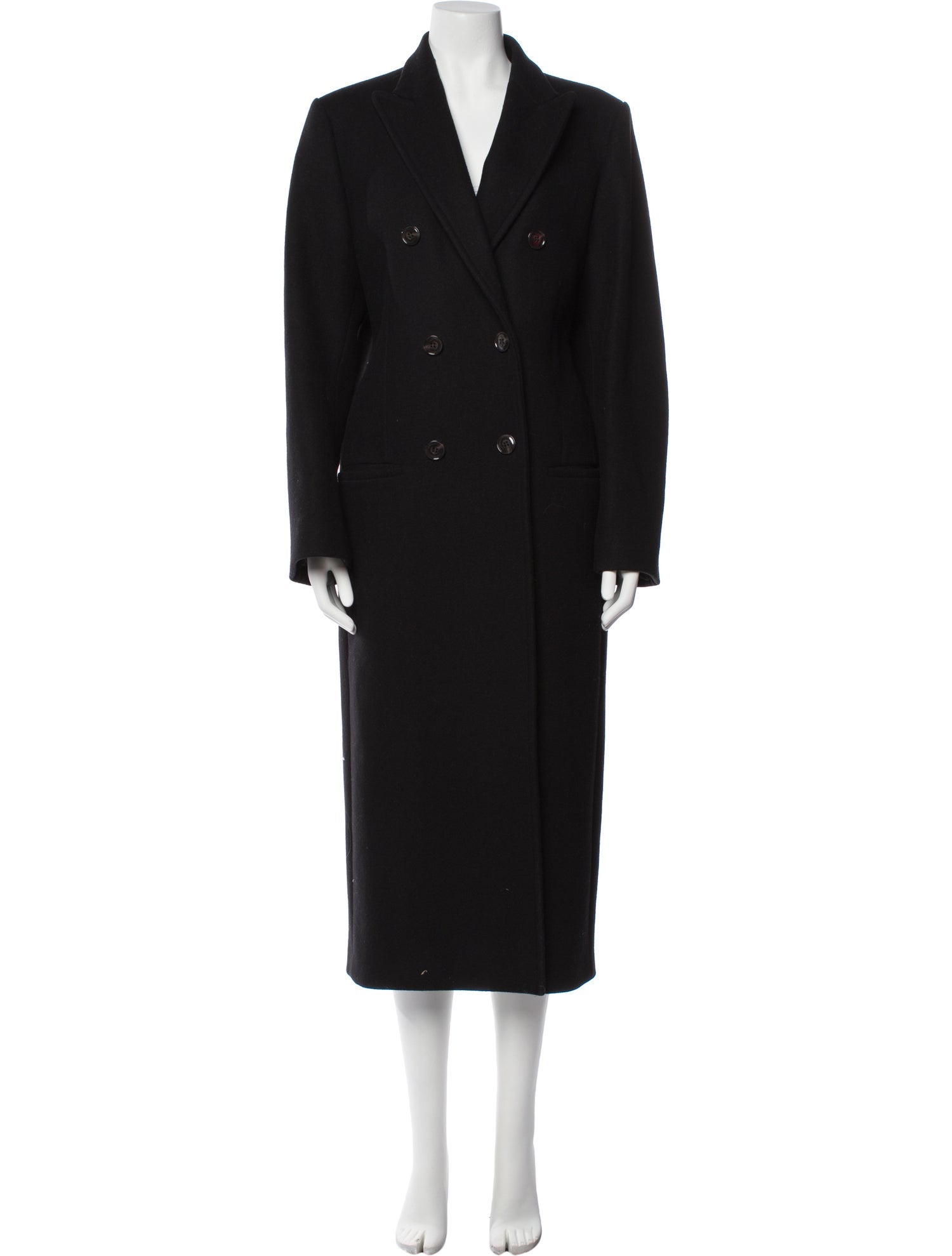 TOTEME Tailored Overcoat Wool Peacoat