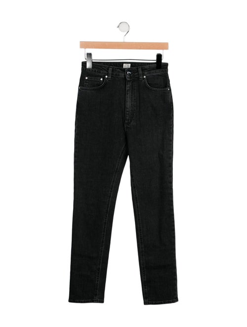 TOTEME High-Rise Straight Leg Jeans