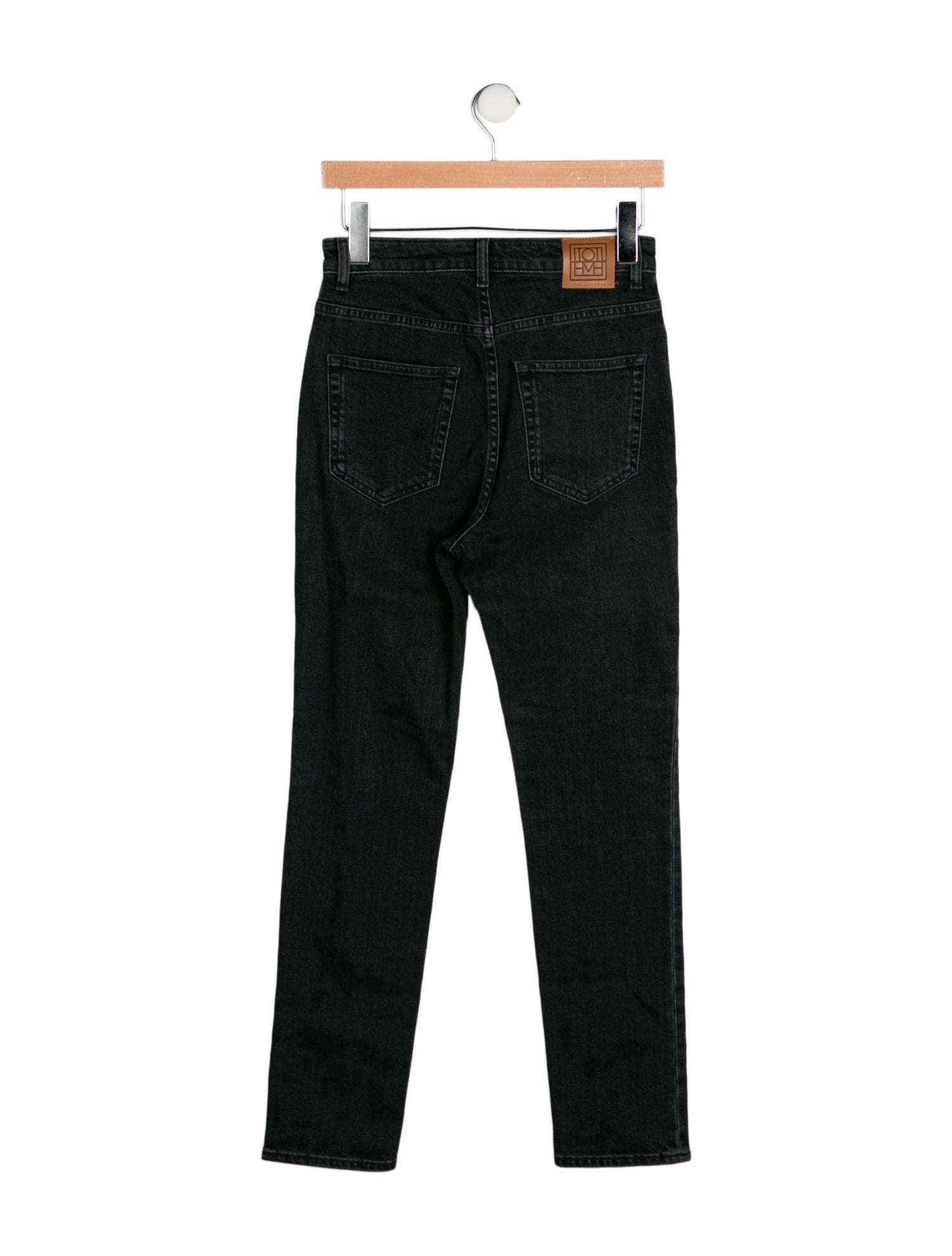 TOTEME High-Rise Straight Leg Jeans