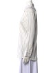 TOTEME 2025 Classic Stripe 'Oyster' Button-Up Top