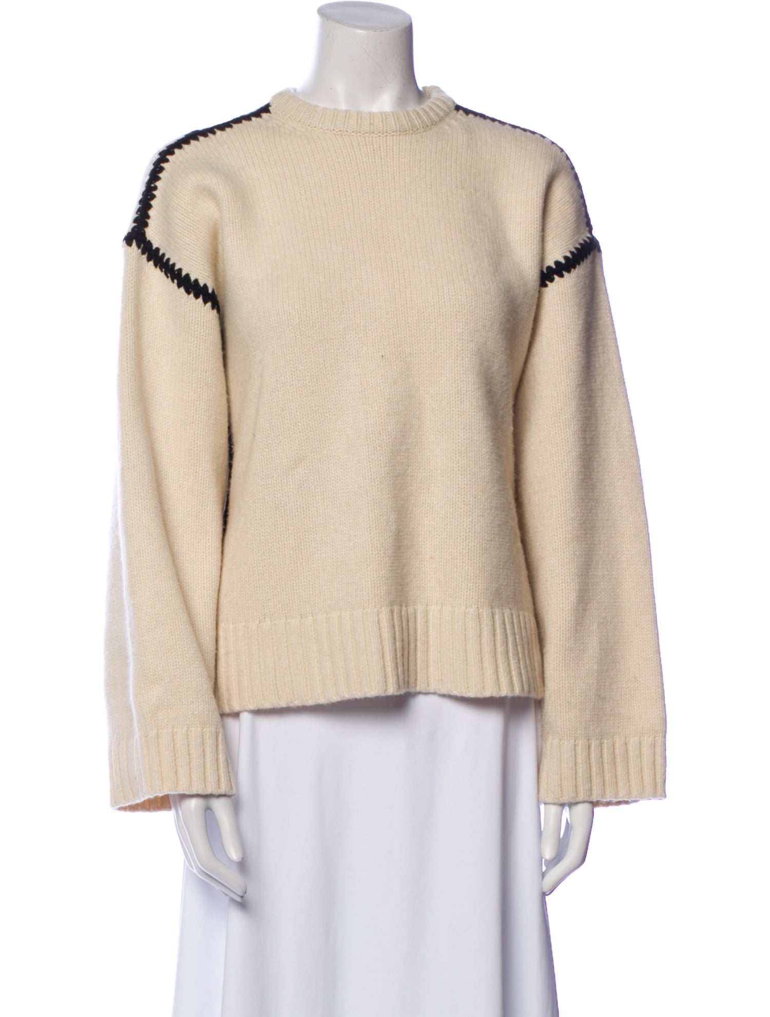 TOTEME Wool Mock Neck Sweater