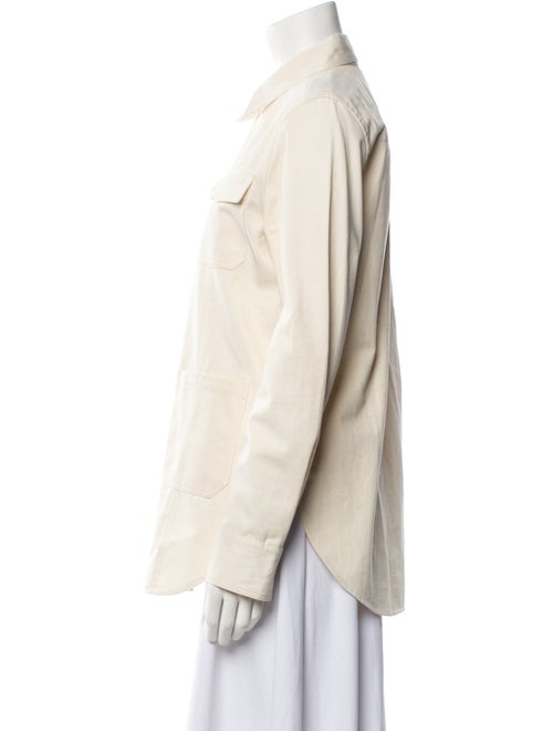 TOTEME Long Sleeve Button-Up Top