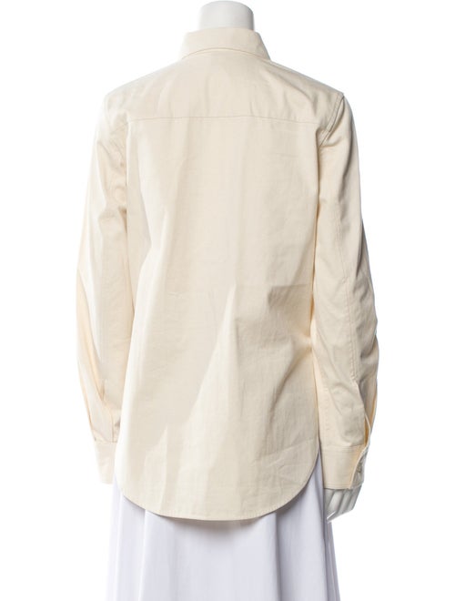TOTEME Long Sleeve Button-Up Top
