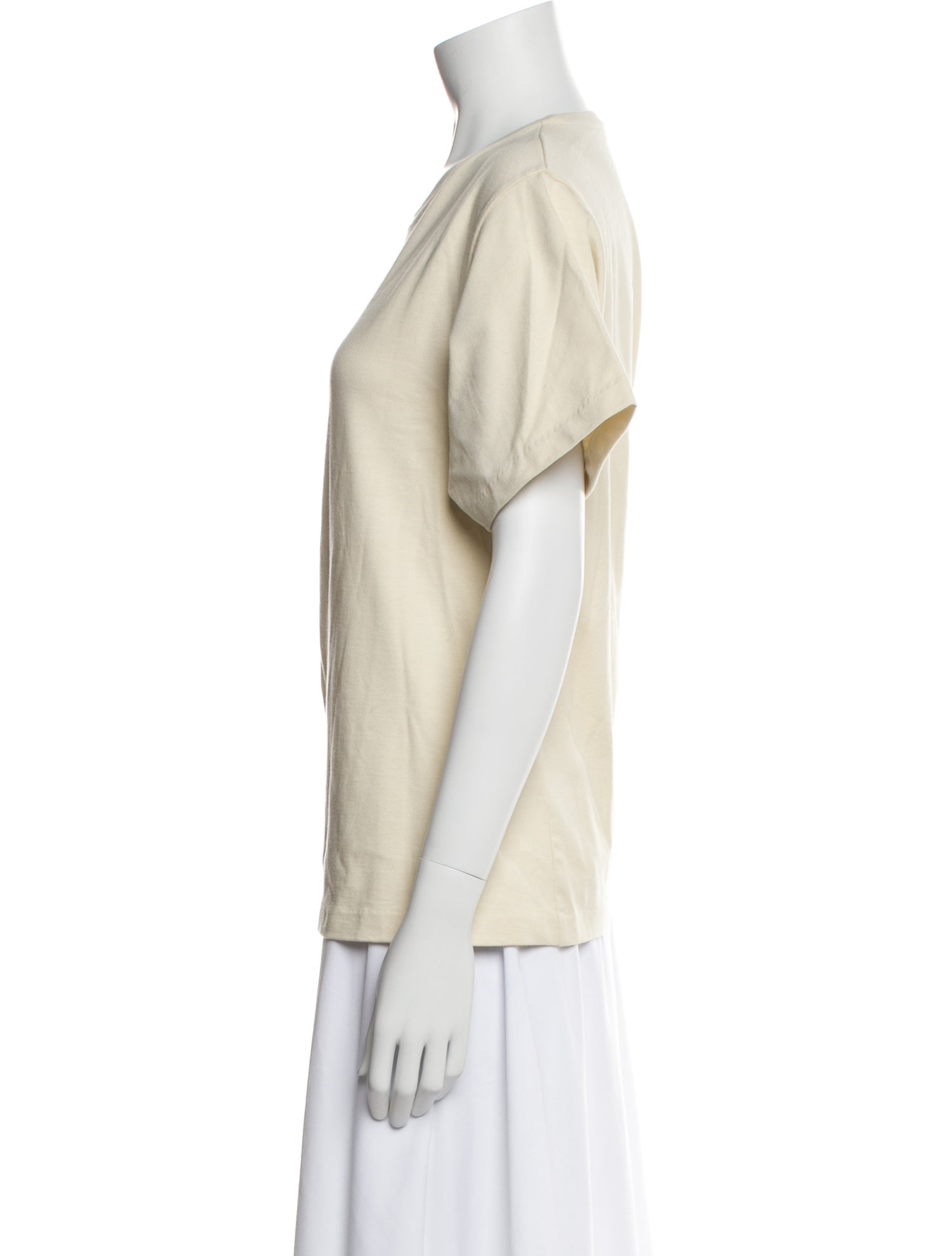 TOTEME Crew Neck Short Sleeve T-Shirt