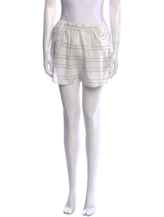 TOTEME Monogram PJ Mini Shorts