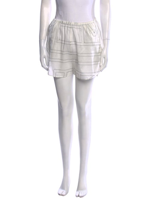TOTEME Monogram PJ Mini Shorts