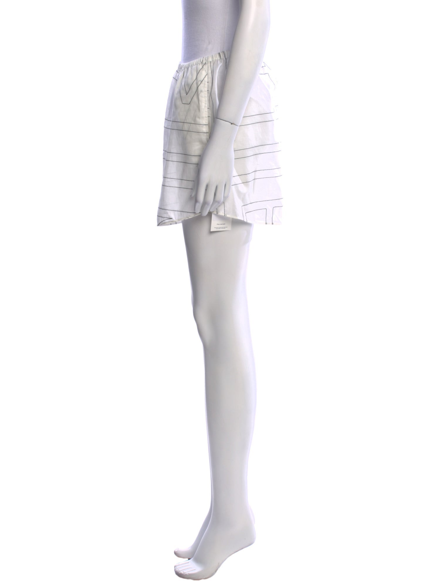 TOTEME Monogram PJ Mini Shorts