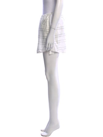 TOTEME Monogram PJ Mini Shorts